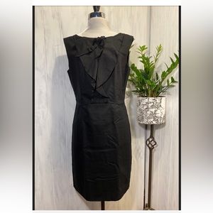 Moschino Black Wool Sheath, Size US 12, Very Chic, New